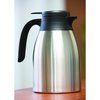 Service Ideas Flow Control Carafe, Vacuum Insulated, 1.6L, Stainless Steel FCC16SS